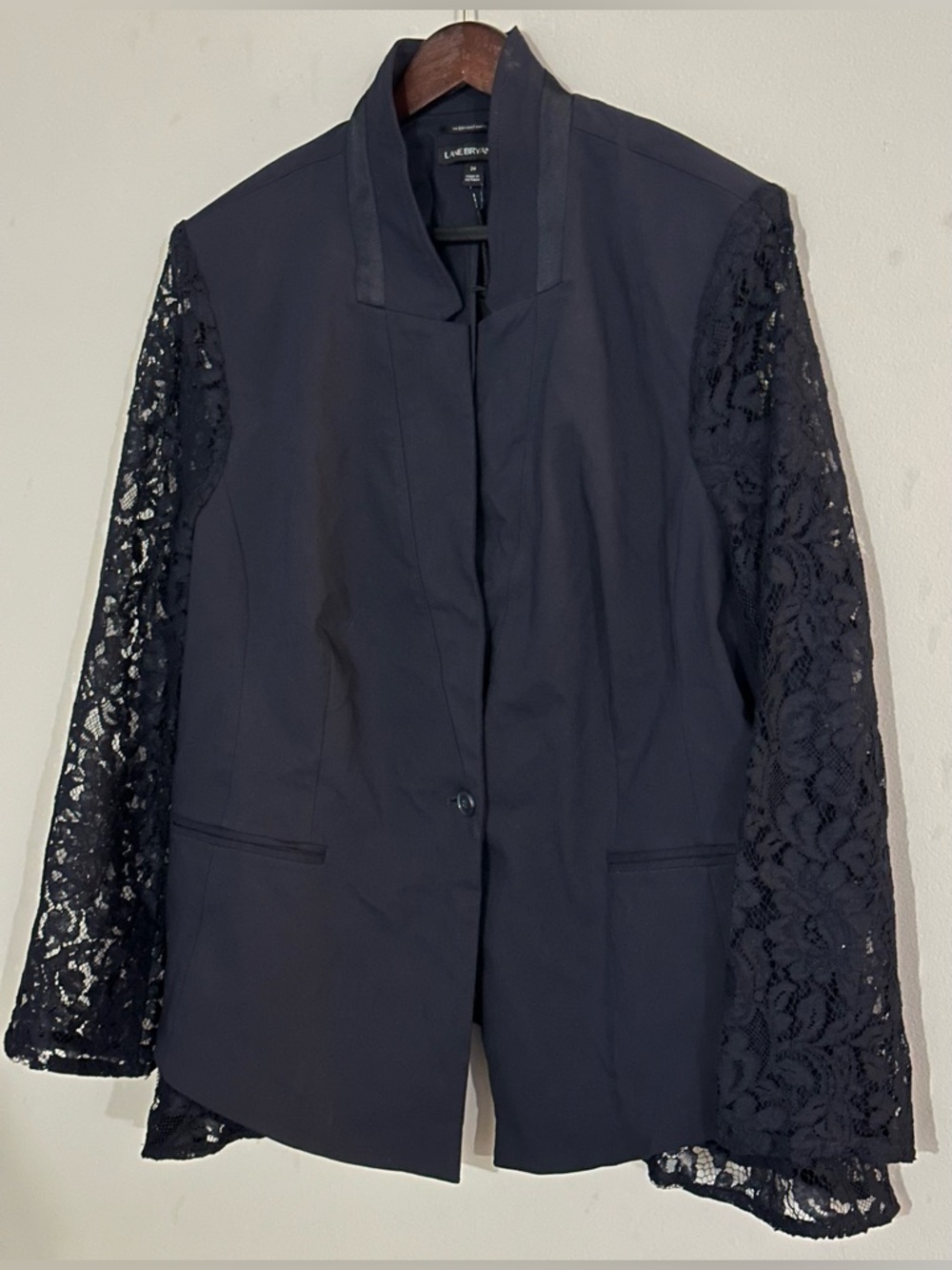 Lane Bryant The Bryant Blazer size 26 Sexy Stretch NWT blue make offer